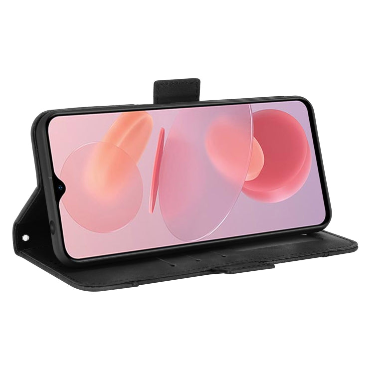 For Ulefone Note 12P Skin Feel Calf Pattern Leather Phone Case(Black) - Ulefone Cases by PMC Jewellery | Online Shopping South Africa | PMC Jewellery | Buy Now Pay Later Mobicred