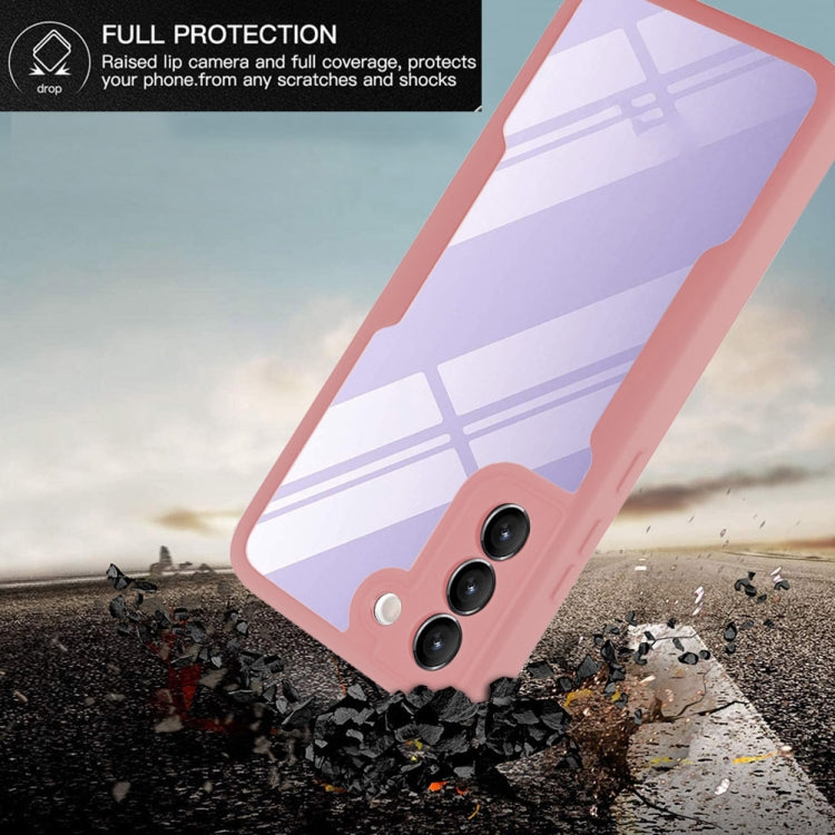 For Samsung Galaxy S22 5G Acrylic + TPU 360 Degrees Full Coverage Shockproof Phone Case(Purple) - Galaxy S22 5G Cases by PMC TechLife | Online Shopping South Africa | PMC TechLife
