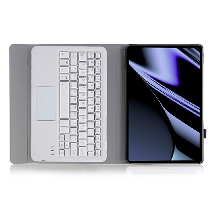 OP11-A Lambskin Texture Ultra-thin Bluetooth Keyboard Leather Case with Touchpad For OPPO Pad 11 inch(Purple) - Others Keyboard by PMC TechLife | Online Shopping South Africa | PMC TechLife | Buy Now Pay Later Mobicred