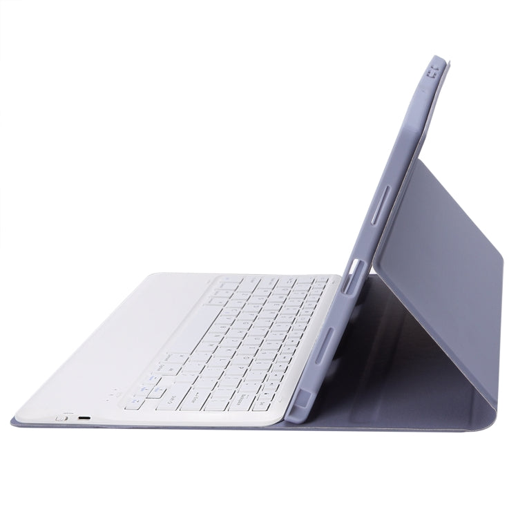 A800B Candy Color Detachable Bluetooth Keyboard Case with Pen Slot for Samsung Galaxy Tab S8+ / S7+ / S7 FE(Purple) - Samsung Keyboard by PMC TechLife | Online Shopping South Africa | PMC TechLife
