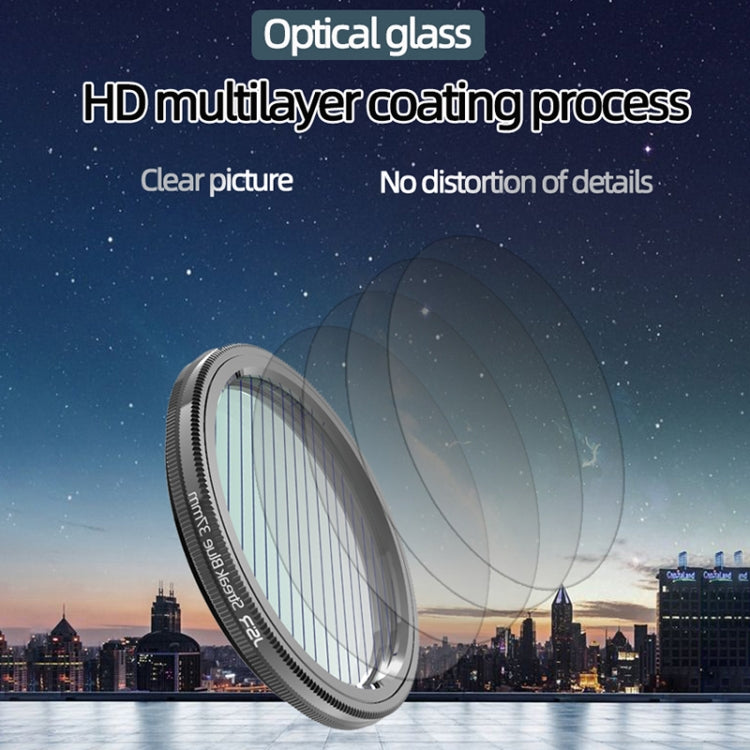 JSR Starlight Drawing Camera Lens Filter, Size:49mm(Streak Blue) - free shipping - PMC Jewellery - Order now!