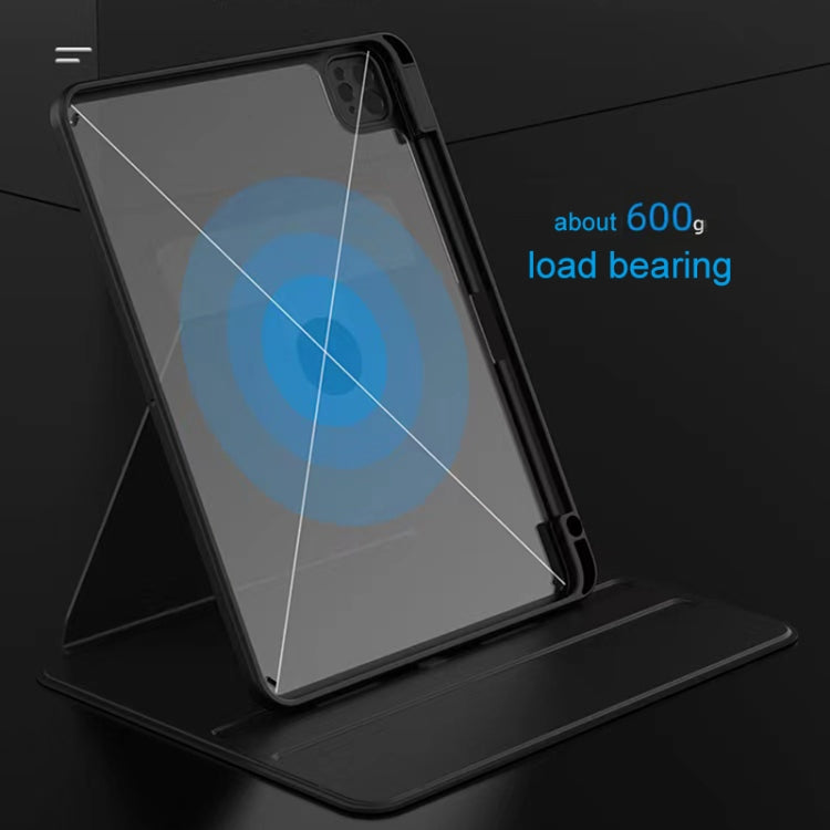 For iPad Pro 12.9 2022 / 2021 / 2020 / 2018 Mutural Jianshang Series Tablet Leather Smart Case(Sky Blue)