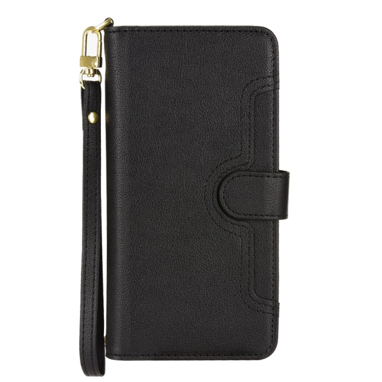 For Doogee S86 / S86 Pro Litchi Texture Zipper Leather Phone Case(Black)