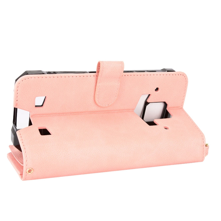 For Doogee S88 Pro / S88 Plus Litchi Texture Zipper Leather Phone Case(Pink) - Doogee Cases by PMC TechLife | Online Shopping South Africa | PMC TechLife | Buy Now Pay Later Mobicred