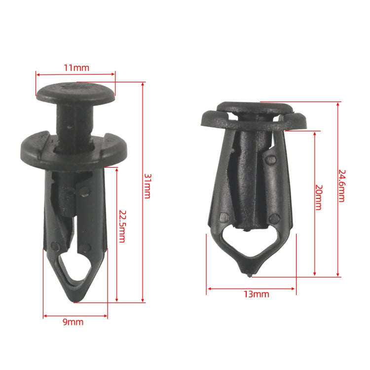 A6854 35 in 1 Car Hood Fender Bumper Fixing Kit for Infiniti G35 Sedan 2003-2008