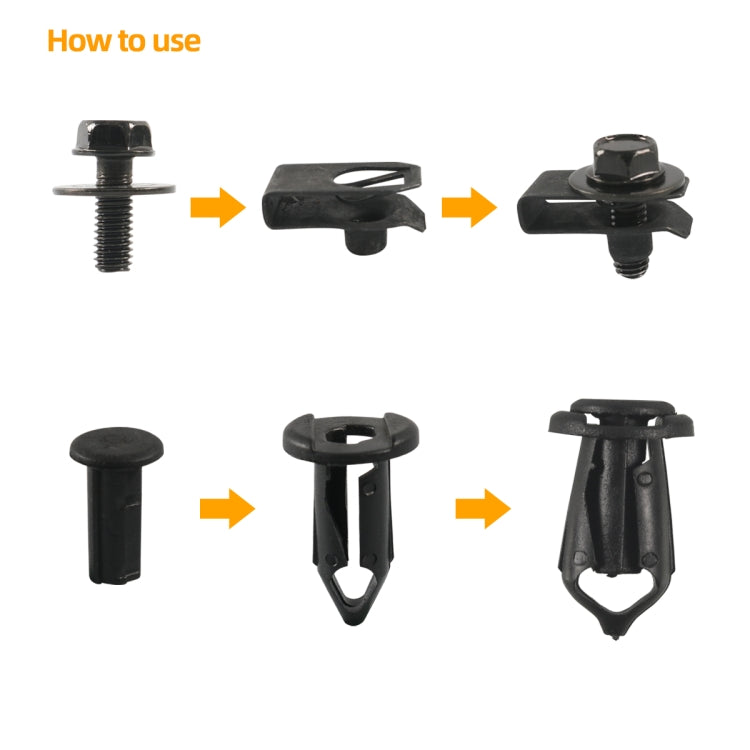 A6854 35 in 1 Car Hood Fender Bumper Fixing Kit for Infiniti G35 Sedan 2003-2008 - Nuts & Bolts by PMC TechLife | Online Shopping South Africa | PMC TechLife | Buy Now Pay Later Mobicred