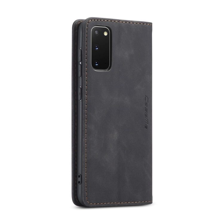 For Galaxy S20 CaseMe Multifunctional Horizontal Flip Leather Case, with Card Slot & Holder & Wallet(Black)