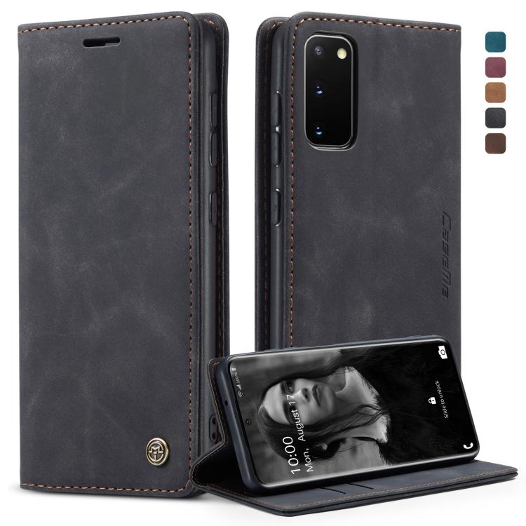 For Galaxy S20 CaseMe Multifunctional Horizontal Flip Leather Case, with Card Slot & Holder & Wallet(Black)