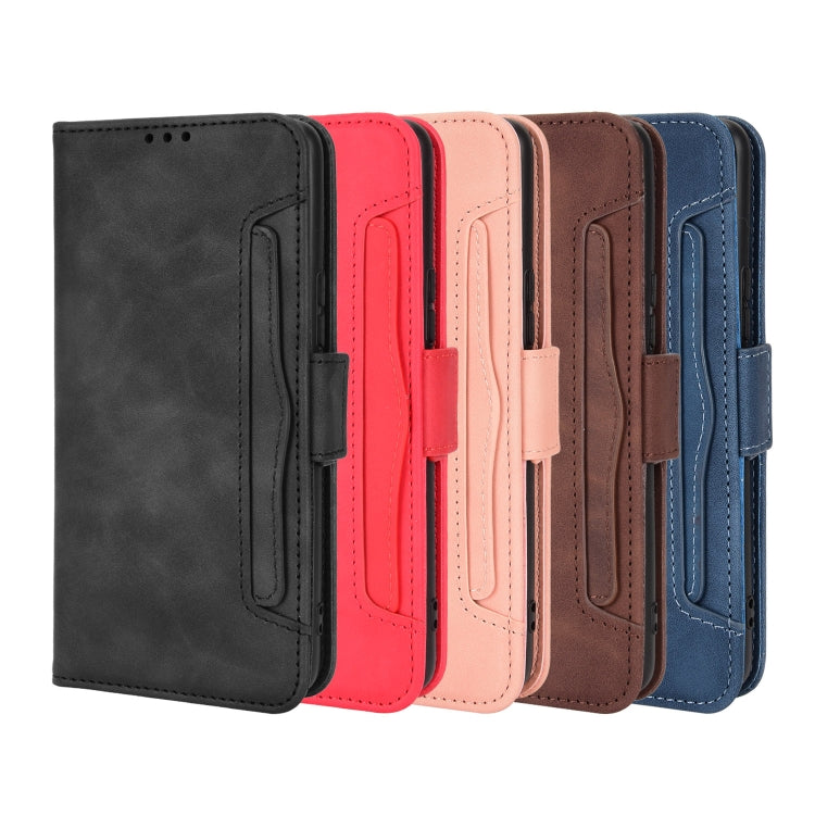 For Blackview A50 Skin Feel Calf Pattern Leather Phone Case(Black) - More Brand by PMC TechLife | Online Shopping South Africa | PMC TechLife | Buy Now Pay Later Mobicred