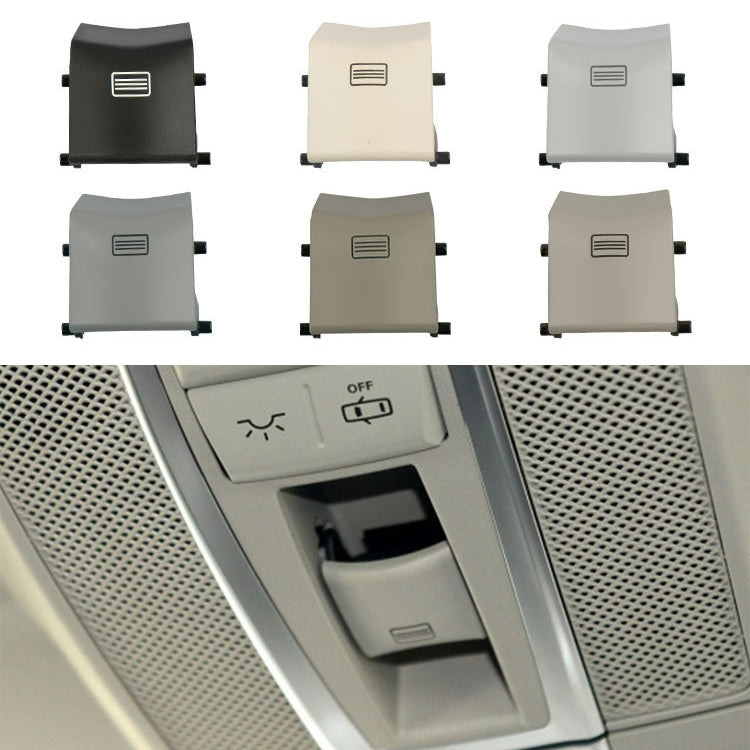 Car Dome Light Button Sunroof Window Switch Button for Mercedes-Benz W166 / W292 2012-, Left Driving, Style:Convex(Grey White)