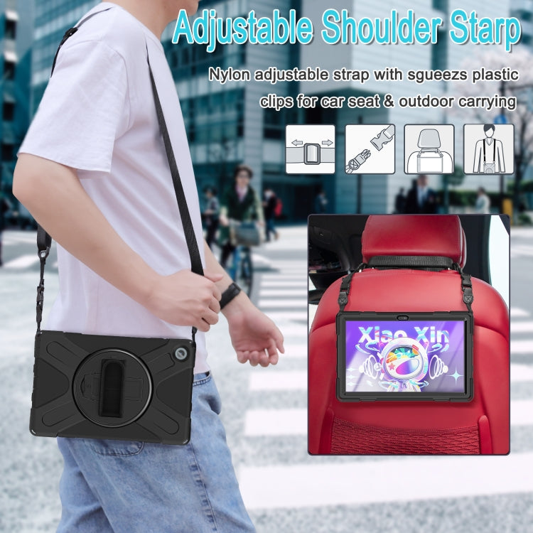 For Lenovo Tab M10 Plus 10.6 3rd Gen 2022 Silicone + PC Protective Tablet Case(Black) - free shipping - PMC TechLife - Order now!