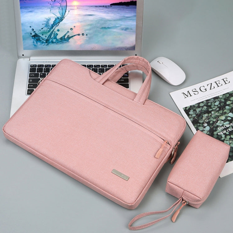 Handbag Laptop Bag Inner Bag with Power Bag, Size:14 inch(Pink)