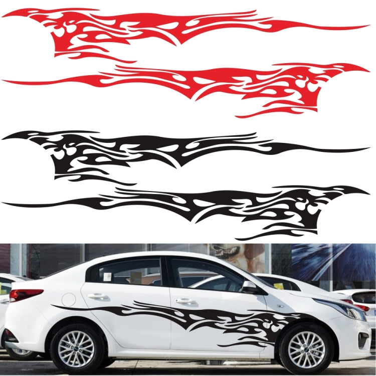 2 PCS/Set D-144 Fire Element Pattern Car Modified Decorative Sticker(Red) - Decorative Sticker by PMC TechLife | Online Shopping South Africa | PMC TechLife | Buy Now Pay Later Mobicred
