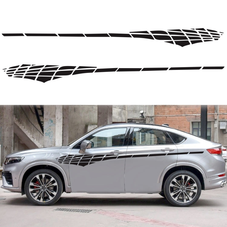 2 PCS/Set D-501 Plaid Pattern Car Modified Decorative Sticker(Red) - Decorative Sticker by PMC TechLife | Online Shopping South Africa | PMC TechLife | Buy Now Pay Later Mobicred