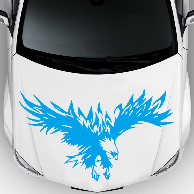 D-733 Eagle Pattern Car Modified Hood Decorative Sticker(Blue)