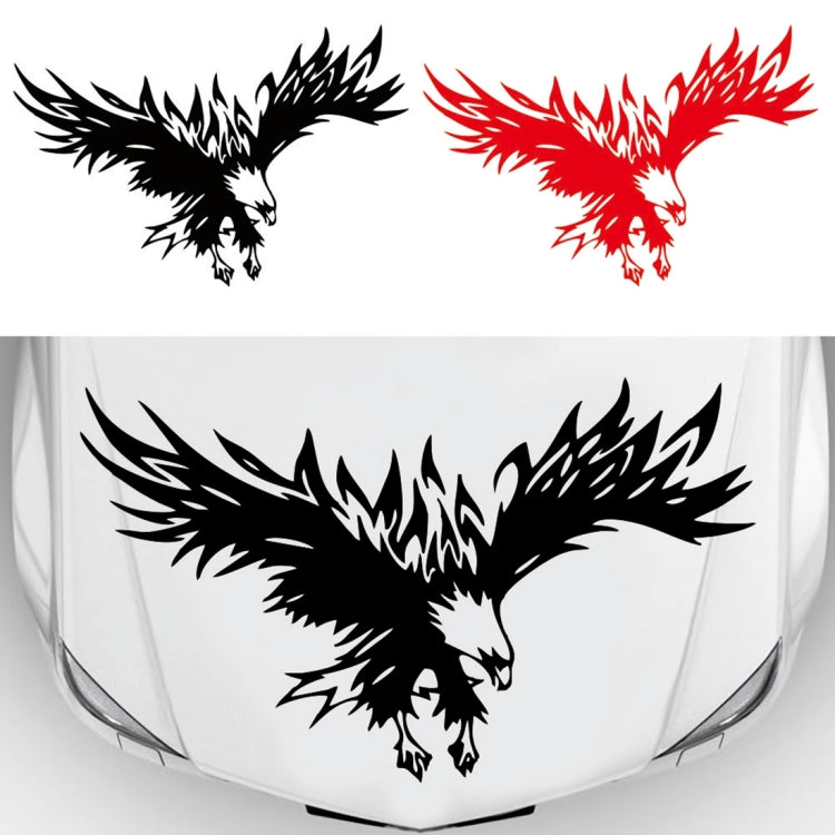 D-733 Eagle Pattern Car Modified Hood Decorative Sticker(White) - Decorative Sticker by PMC TechLife | Online Shopping South Africa | PMC TechLife | Buy Now Pay Later Mobicred