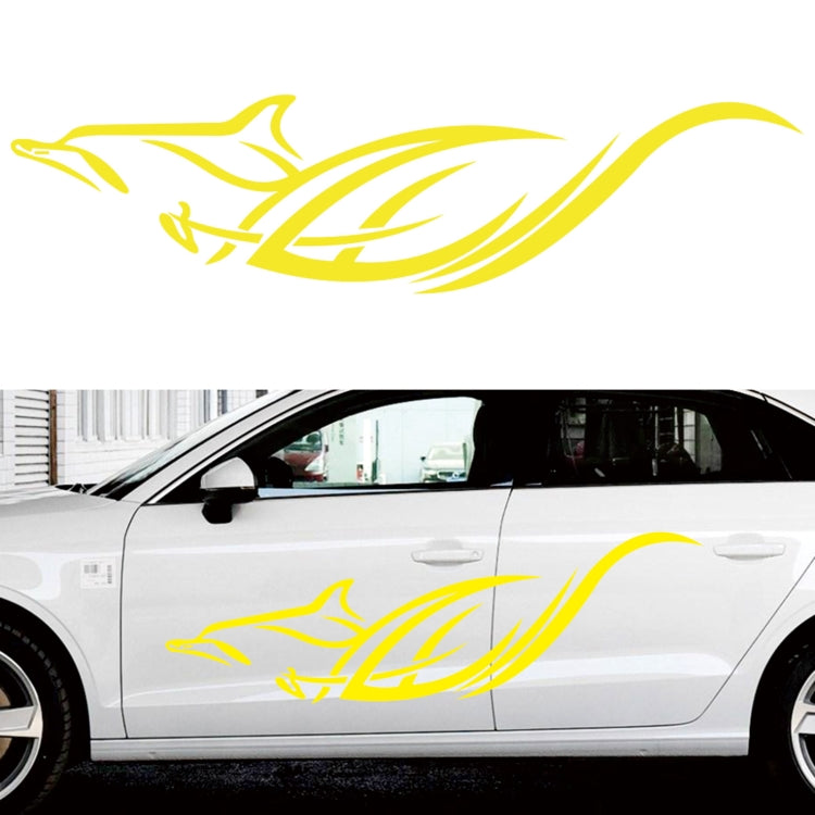D-905 Animal Pattern Car Modified Decorative Sticker(Yellow)