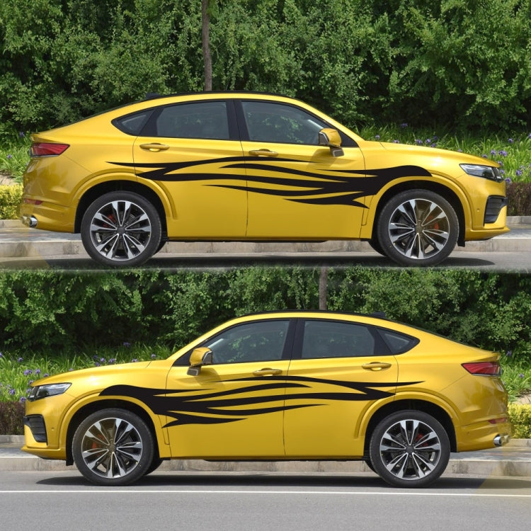 2 PCS/Set D-926 Fire Totem Pattern Car Modified Decorative Sticker(Black) - Decorative Sticker by PMC TechLife | Online Shopping South Africa | PMC TechLife | Buy Now Pay Later Mobicred