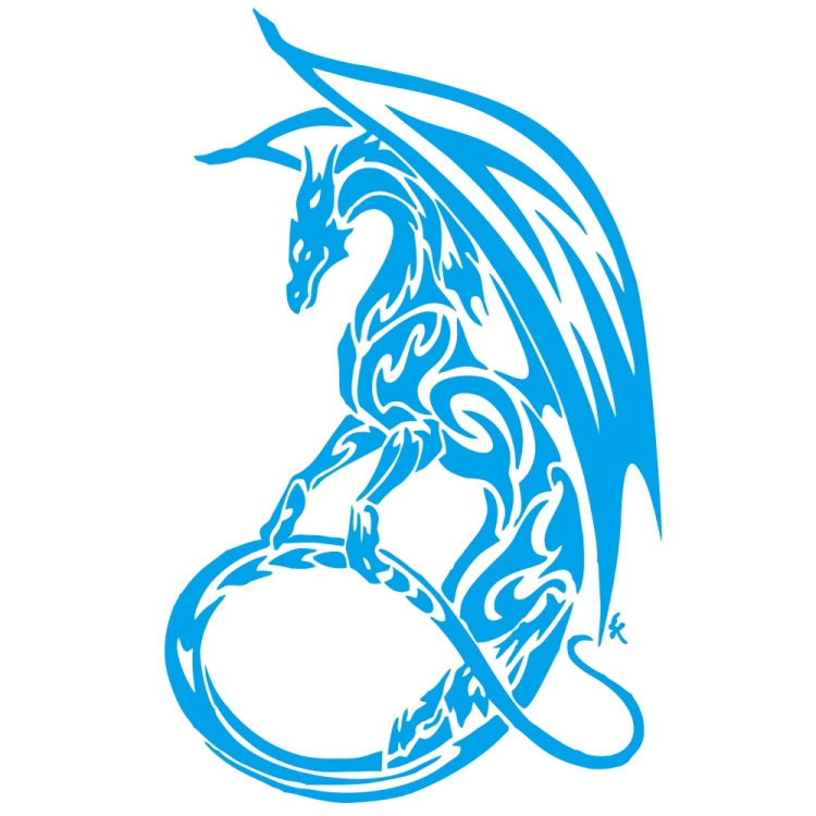 D-931 Pterosaur Pattern Car Modified Decorative Sticker(Blue)