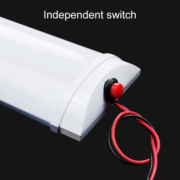 2 PCS ZS-3330 Truck LED Inside Reading Light Car Cabin Light Bar, Voltage:DC12-80V(White Light)