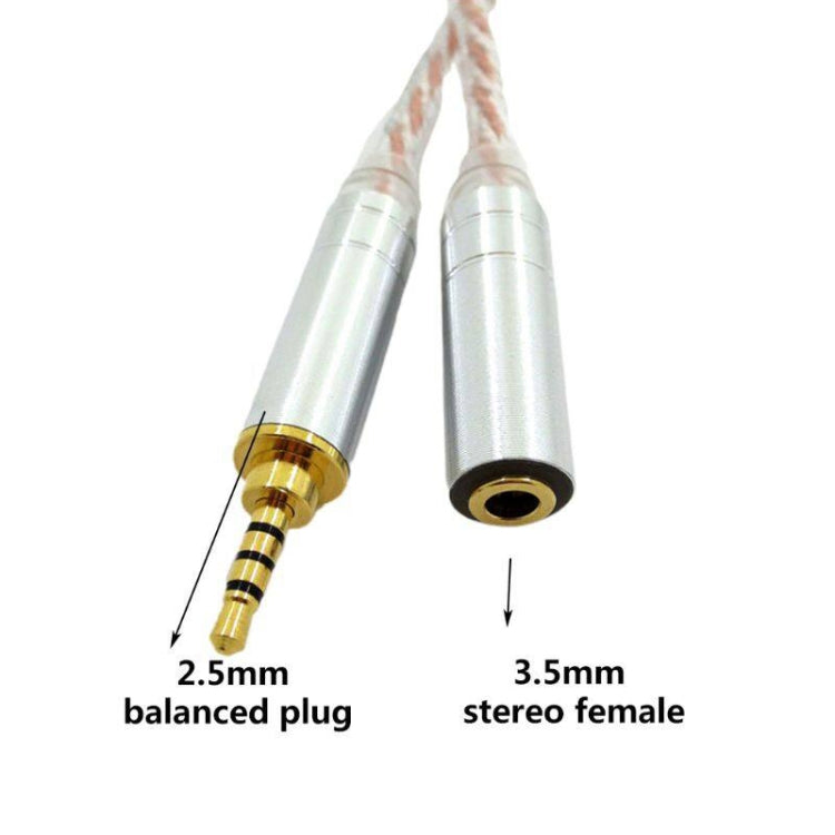 ZS0156 Balanced Inter-conversion Audio Cable(2.5 Balance Male to 3.5 Stereo Female)