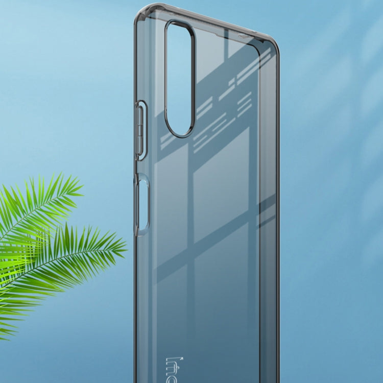 For Sony Xperia 10 IV IMAK UX-5 Series Transparent Shockproof TPU Protective Phone Case(Transparent Black) - Sony Cases by imak | Online Shopping South Africa | PMC TechLife | Buy Now Pay Later Mobicred