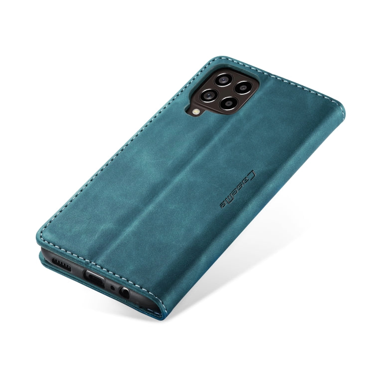 For Samsung Galaxy M33 5G CaseMe 013 Multifunctional Horizontal Flip Leather Phone Case(Blue) - free shipping - PMC Jewellery - Order now!