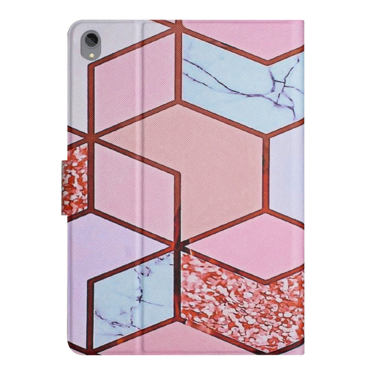 For Lenovo Tab P11 Marble Pattern Smart Leather Tablet Case(Splicing Marble)