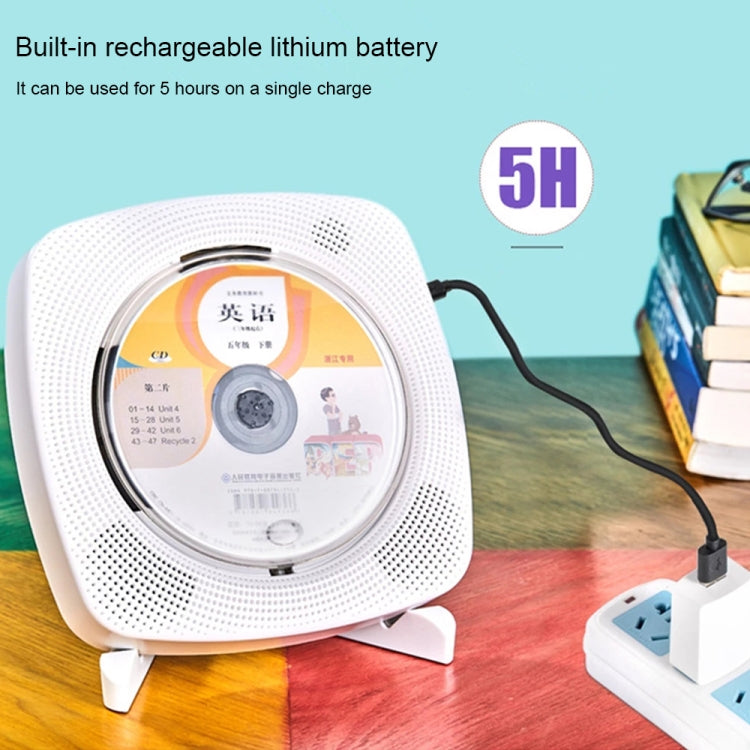 Kecag KC-609 Wall Mounted Home DVD Player Bluetooth CD Player, Specification:DVD/CD+Connectable TV + Plug-In Version(Black) - free shipping - PMC Jewellery - Order now!