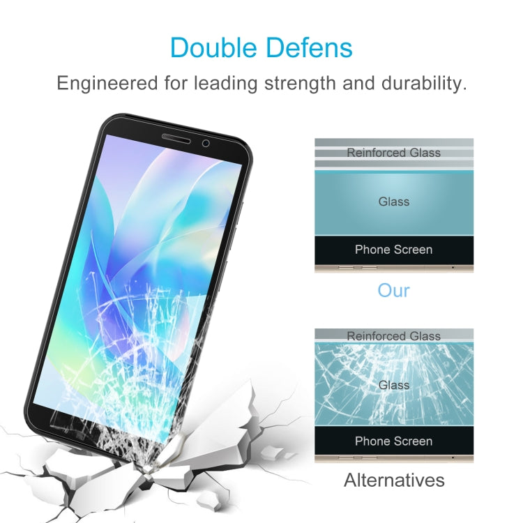 10 PCS 0.26mm 9H 2.5D Tempered Glass Film For Doogee X97