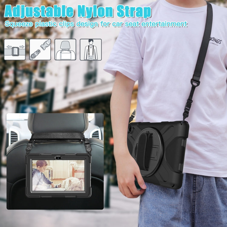 For Amazon Kindle Fire 7 2022 Hard PC Soft Silicone Full Body Tablet Case(Black) - free shipping - PMC TechLife - Order now!