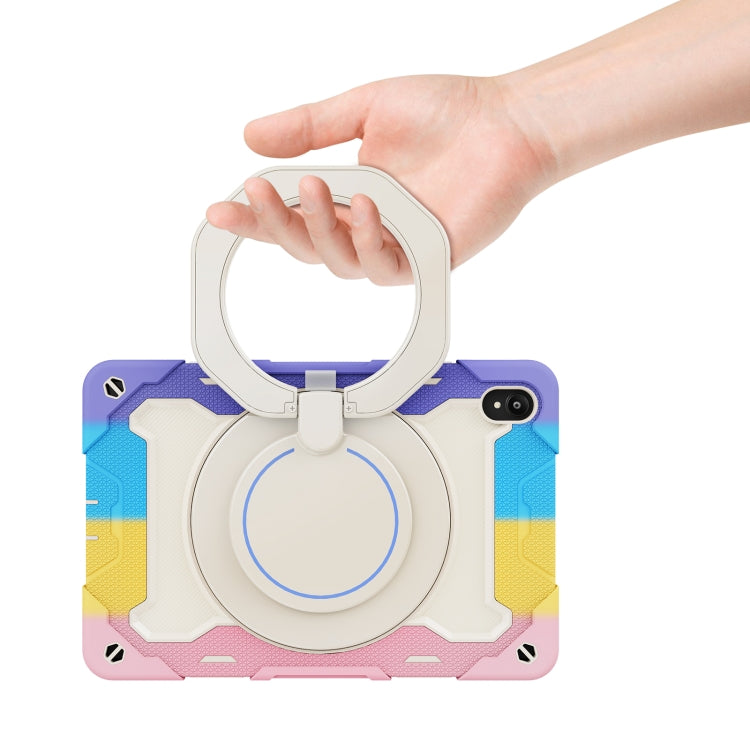 For Lenovo Tad P11 Armor Contrast Color Silicone + PC Tablet Case(Colorful Pink) - free shipping - PMC TechLife - Order now!