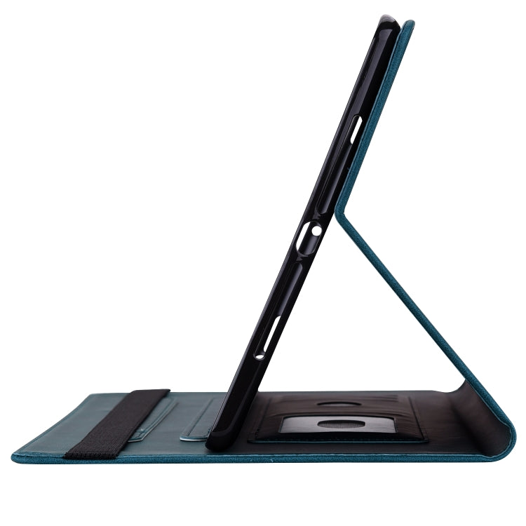 For Nokia T10 Butterfly Flower Embossed Leather Tablet Case(Blue) - Nokia by PMC TechLife | Online Shopping South Africa | PMC TechLife | Buy Now Pay Later Mobicred