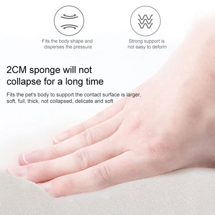 Semi-enclosed Pet Cat and Dog Bed Dog Kennel Pad Pet Supplies, Size:L(Grey + Blanket) - Beds by PMC TechLife | Online Shopping South Africa | PMC TechLife | Buy Now Pay Later Mobicred