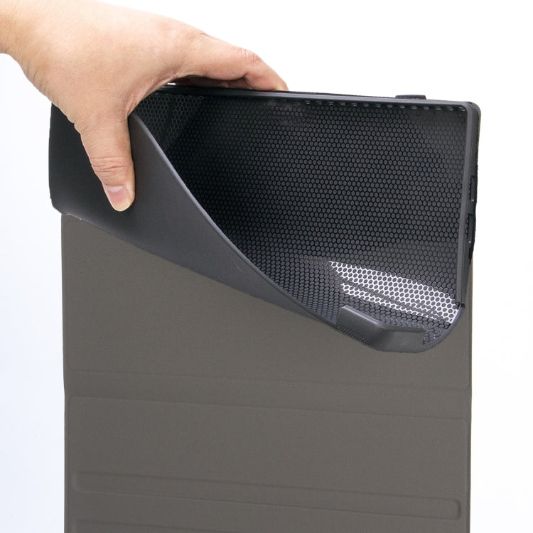 AH127 Ultra-thin Detachable Bluetooth Keyboard Leather Case For Honor Pad 8 12 inch(Black) - Huawei Keyboard by PMC TechLife | Online Shopping South Africa | PMC TechLife