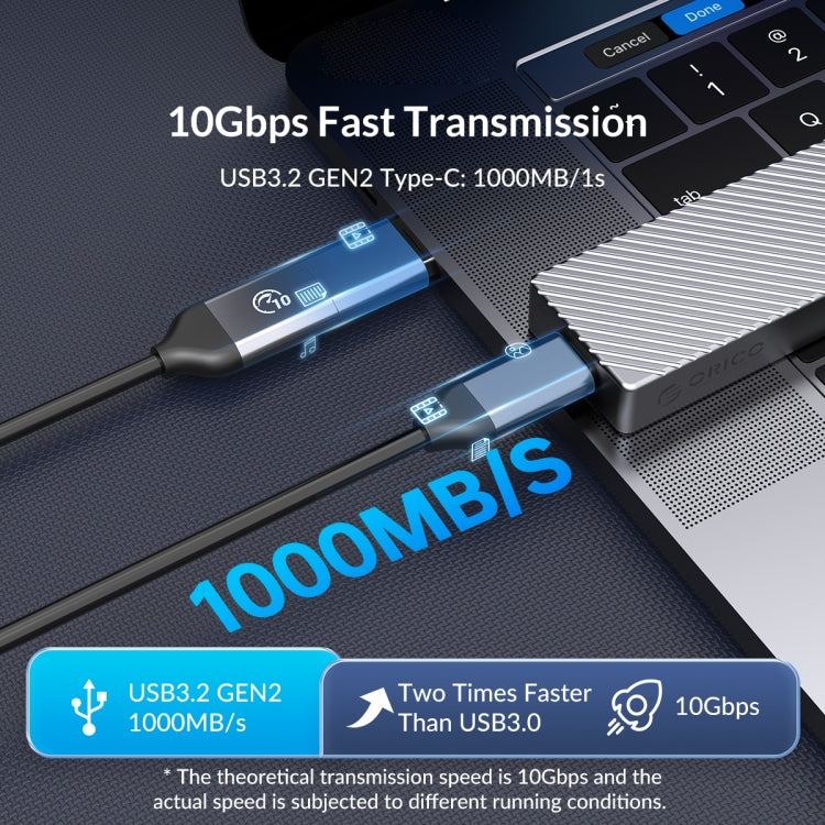 ORICO M213C3-G4-RG 20Gbps M.2 NVMESSD Enclosure(Gold)