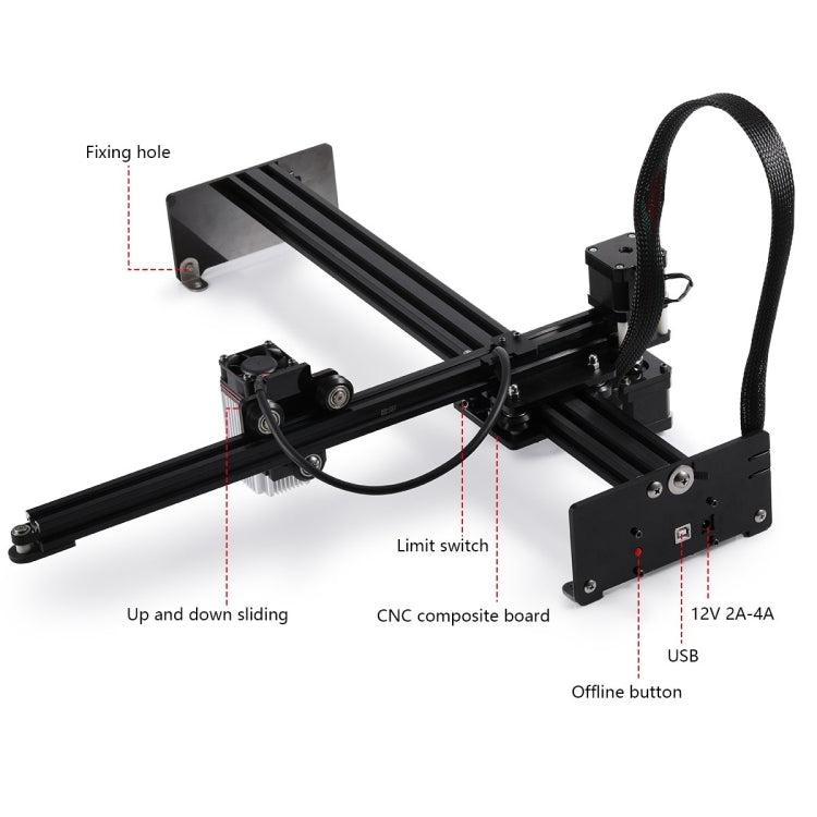 NEJE MASTER 3 Plus Laser Engraver with N40630 Laser Module(EU Plug)