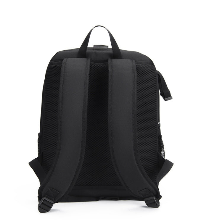 CADeN D6 V Camera Backpack Shoulders Drawbar Nylon Camera Bag, Size:32 x 18 x 43cm(Black) - free shipping - PMC Jewellery - Order now!
