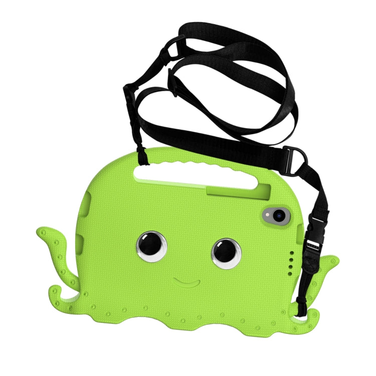 For Lenovo Tab M8 TB 8505F / 8705N Octopus Style EVA + PC Tablet Case with Strap(Grass Green)