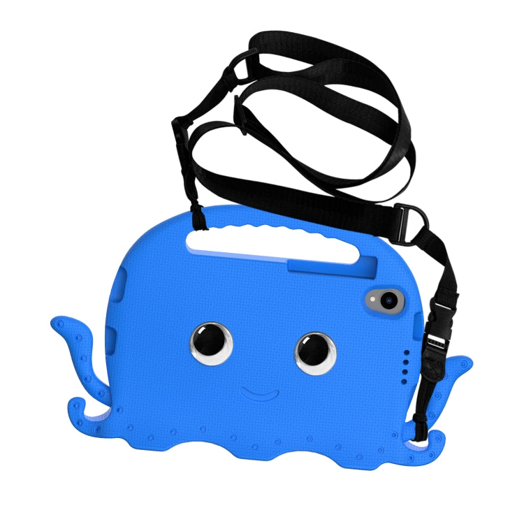 For Lenovo Tab M8 TB 8505F / 8705N Octopus Style EVA + PC Tablet Case with Strap(Blue)