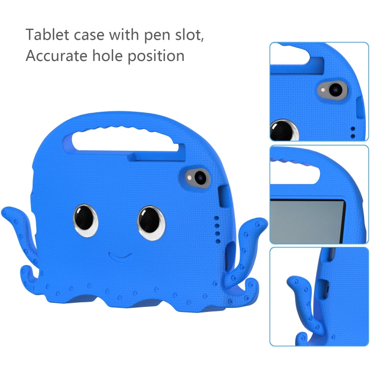 For Lenovo Tab M8 TB 8505F / 8705N Octopus Style EVA + PC Tablet Case with Strap(Blue)