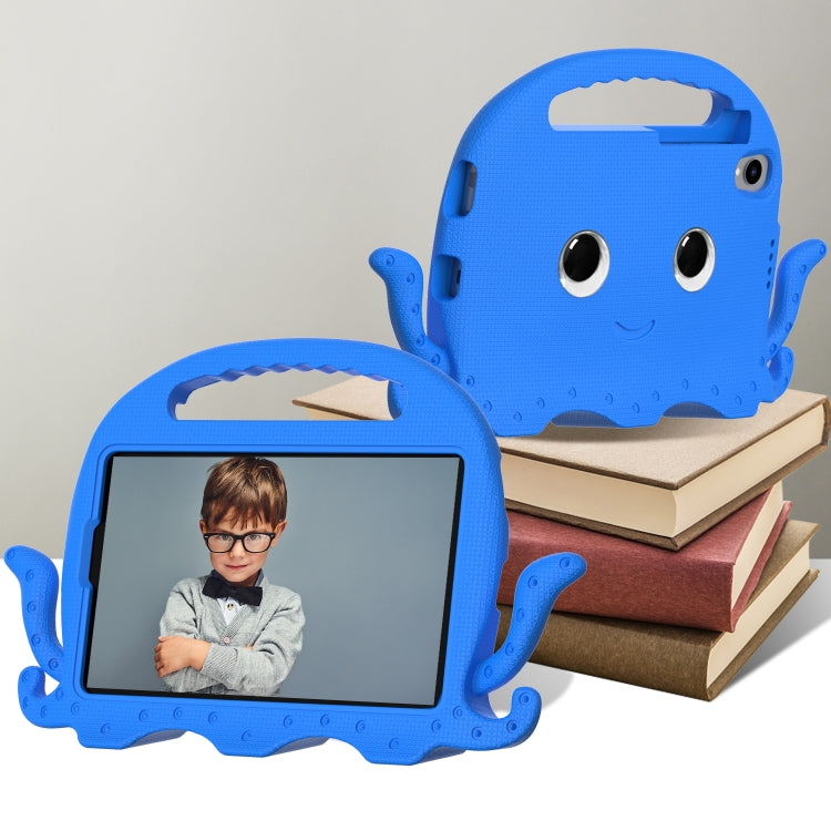 For Lenovo Tab M8 TB 8505F / 8705N Octopus Style EVA + PC Tablet Case with Strap(Blue)