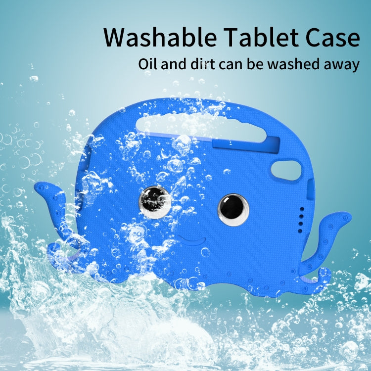 For Lenovo Tab M8 TB 8505F / 8705N Octopus Style EVA + PC Tablet Case with Strap(Blue)