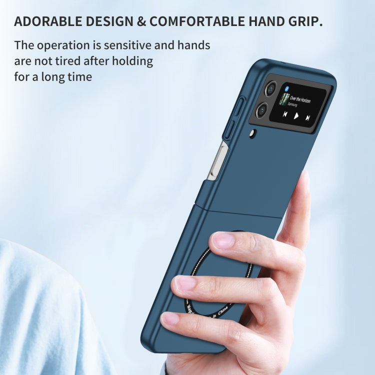 For Samsung Galaxy Z Flip4 Magsafe Magnetic Folding PC Phone Case(Blue) - free shipping - PMC TechLife - Order now!