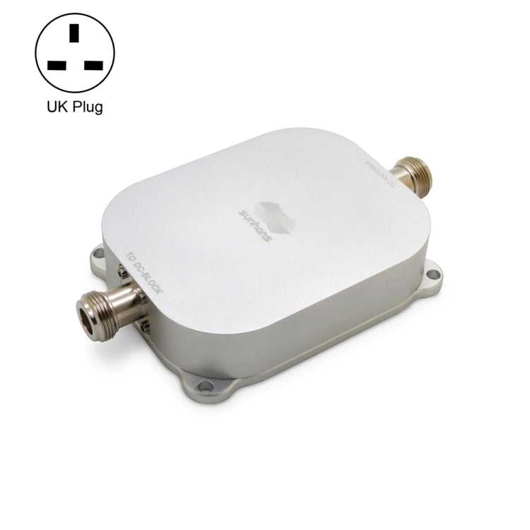 Sunhans 0305SH200780 2.4GHz/5.8GHz 4000mW Dual Band Outdoor WiFi Signal Booster, Plug:UK Plug