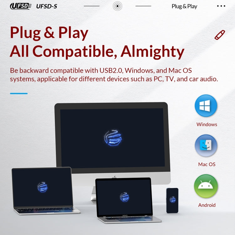 ORICO UFS Flash Drive, Read: 450MB/s, Write: 350MB/s, Memory:256GB, Port:USB-A(Red) - free shipping - PMC Jewellery - Order now!