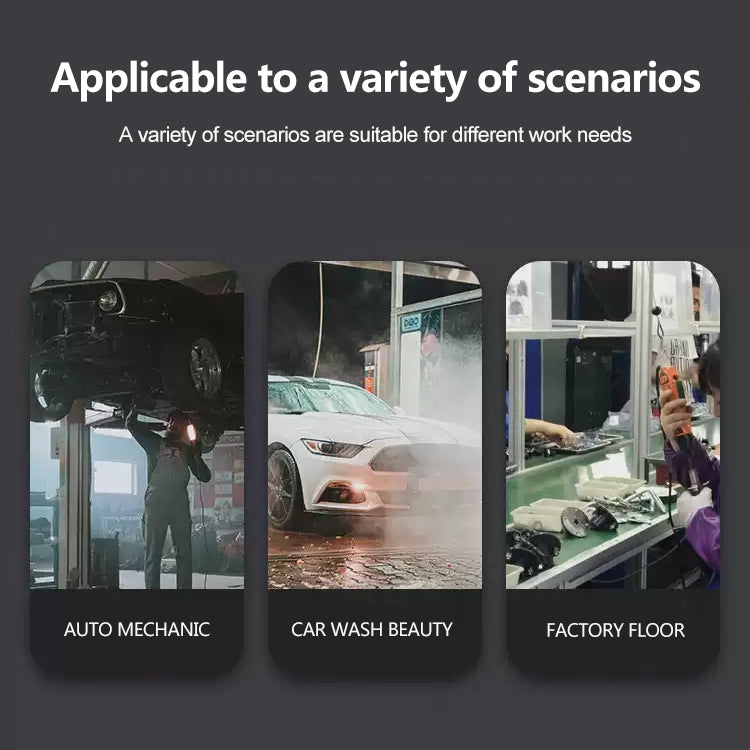 LAIZE Automatic Retractable Air Hose Reel Pneumatic PU Tube, Specification:12x8mm, 10m - PU Air Pipe by LAIZE | Online Shopping South Africa | PMC TechLife | Buy Now Pay Later Mobicred