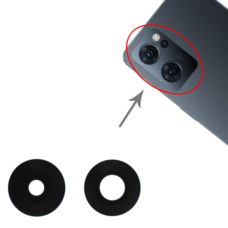 For OPPO Reno7 5G/Reno7 5G China 10 PCS Back Camera Lens - Camera Series by PMc TechLife | Online Shopping South Africa | PMc TechLife | Buy Now Pay Later Mobicred