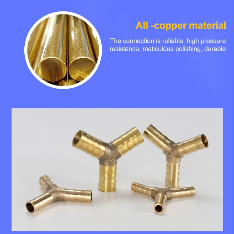LAIZE 2pcs Pagoda Y-type Three Way Pneumatic Components, Caliber:6mm - Interface Series by LAIZE | Online Shopping South Africa | PMC Jewellery | Buy Now Pay Later Mobicred