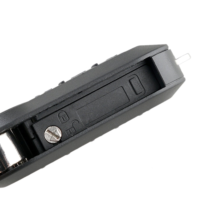 For Fiat 3 Button Folding Car Key Case Remote Control Shell SIP22, Style:Black Switch Button